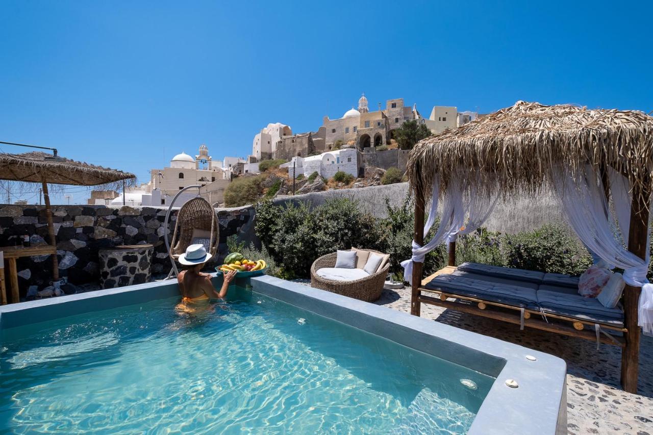 Rock Villas Complex - Private Luxe Top Retreat - Castle And Sea View Emporio  Exterior photo