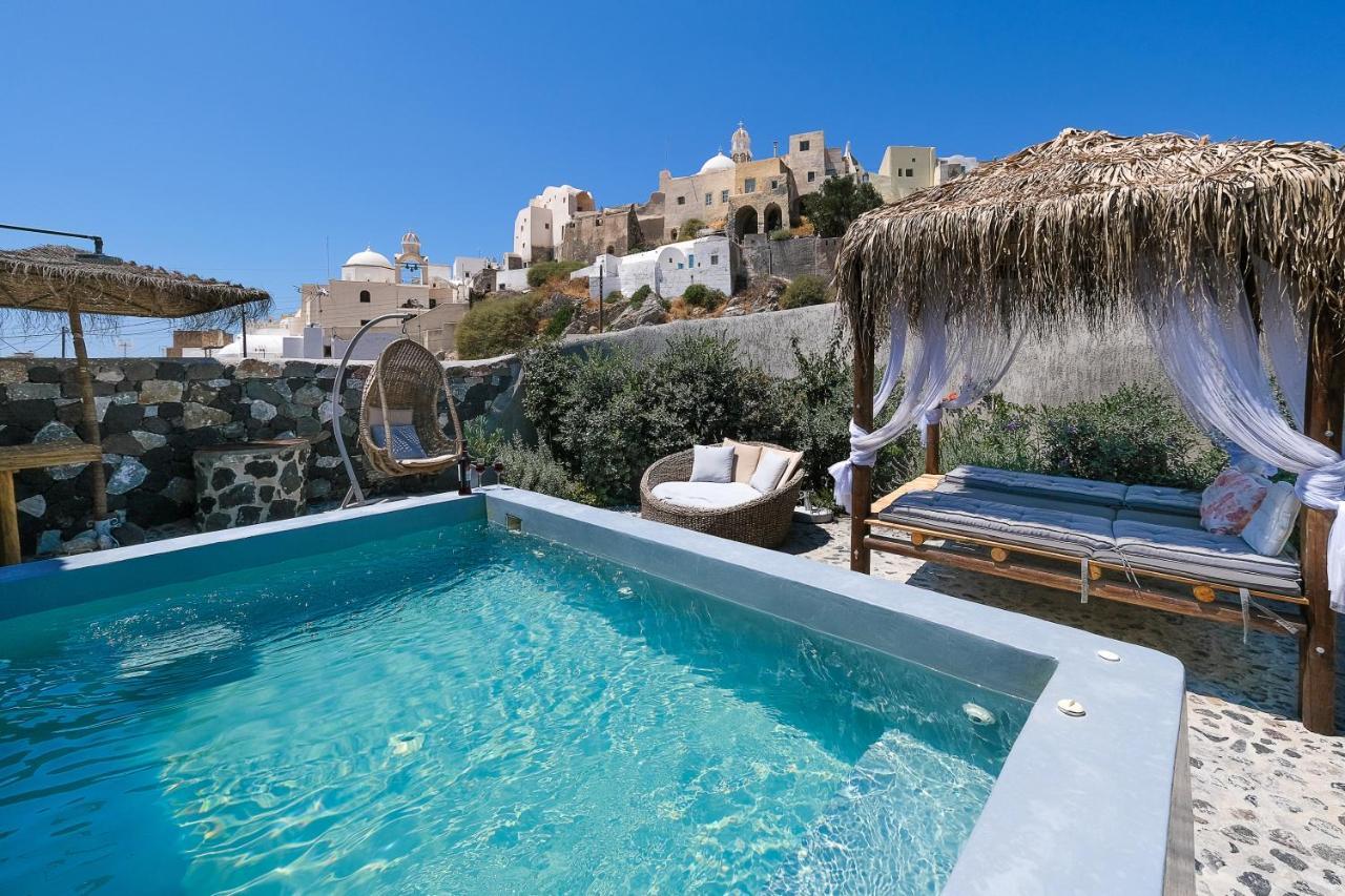 Rock Villas Complex - Private Luxe Top Retreat - Castle And Sea View Emporio  Exterior photo